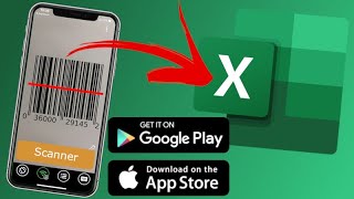 Comment scanner des CODES BARRES avec votre téléphone dans EXCEL [upl. by Nore705]