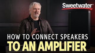 How to Connect Speakers to an Amplifier [upl. by Nahamas]