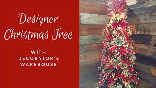 Designer Christmas Tree Decorating Tutorial [upl. by Clarisse]