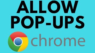 How to Allow Popups in Google Chrome  2021 [upl. by Kerrin]