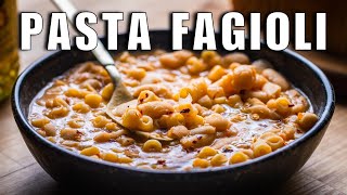 AUTHENTIC PASTA E FAGIOLI  Grandmas Recipe [upl. by Nemajneb]