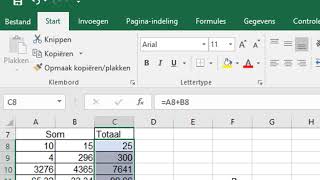 Berekeningen maken in Excel [upl. by Llemhar]