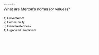 What are Mertons norms [upl. by Morez]