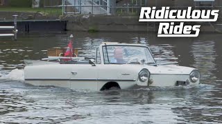 Amphicar  The Car Thats Also A Boat  RIDICULOUS RIDES [upl. by Bohlen]