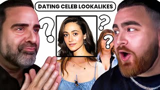 LosPollosTV And Dad React To blind dating by celeb lookalikes  vs 1 [upl. by Castle802]