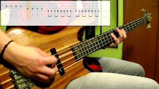 Tame Impala  Elephant Bass Cover Play Along Tabs In Video [upl. by Niknar]