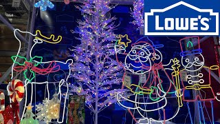 LOWES CHRISTMAS DECORATIONS 2024 [upl. by Jennilee]