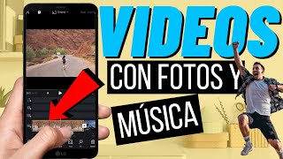 COMO HACER VIDEOS CON FOTOS Y MUSICA 2023 EN TU ANDROID O IPHONE [upl. by Orlanta]