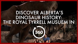 Discover Alberta’s Dinosaur History The Royal Tyrrell Museum in 360° [upl. by Weinstock266]