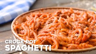 Crock Pot Spaghetti [upl. by Gent79]