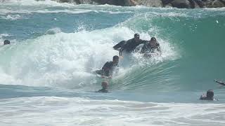 Skimboarders vs Bodyboarders [upl. by Eidurt505]