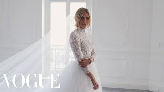 Chiara Ferragnis Wedding Dress Fitting  Vogue [upl. by Nhguahs]