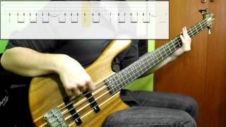 Muse  Psycho Bass Cover Play Along Tabs In Video [upl. by Akibma894]