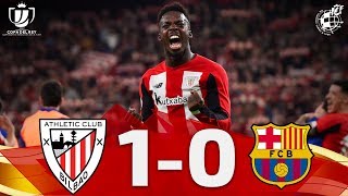 Copa del Rey  Cuartos de final  Athletic Club 10 FC Barcelona [upl. by Jueta]