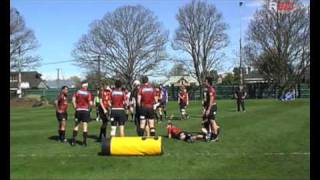 R80 Rugby Coaching Ruck Defence Drill with Scott Robertson [upl. by Airetak]