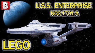 LEGO USS Enterprise NCC1701A Star Trek Custom UCS Build [upl. by Hetty]