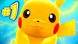 Pokemon Lets Go Pikachu  quotOUR ADVENTURE BEGINSquot  Episode 1 [upl. by Neona]