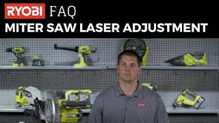 FAQ Miter Saw Laser Adjustment [upl. by Ringe220]