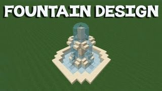 Minecraft Tutorial How To Make A Fountain [upl. by Oneal]