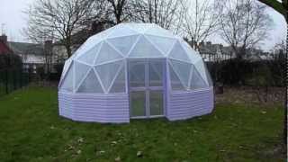 22ft low profile geodesic dome build [upl. by Pressey]