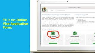 PROCEDURE FOR TANZANIA ONLINE VISA APPLICATION [upl. by Ajaj]