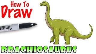 How to Draw a Brachiosaurus [upl. by Jervis]