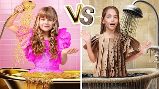 Rich vs Broke PRINCESS  MORE Diana and Roma Challenges [upl. by Livy]