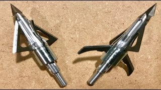 GRIM REAPER MICRO HYBRID Broadhead Test [upl. by Ayanal]