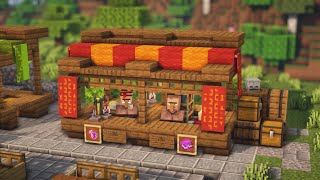 Minecraft  How to build a Market Stall [upl. by Eal]