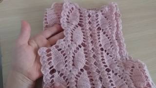 🌼SARMAŞIK YELEK MODELİ🌼yaka kol kesimi🌼tığ işi yelek örnekleri🌼Super easy crochet patterns [upl. by Aurita]