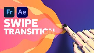 Unique Swipe Transition  After Effects Tutorial [upl. by Danielle]