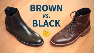 Brown Boots vs Black Boots  Which Color Is Better For YOU [upl. by Milan]