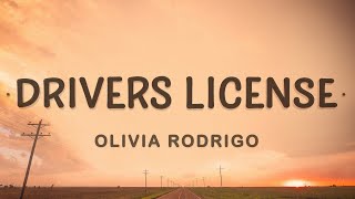 Olivia Rodrigo  drivers license Lyrics [upl. by Onaicram584]