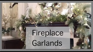 Christmas Decorations  Fireplace Garland [upl. by Lenard]