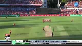 Scorchers v Stars semi highlights [upl. by Lawler]