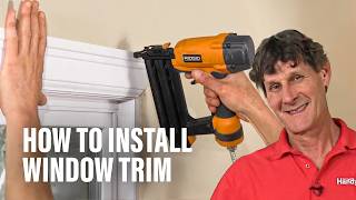 How to Install Window Trim [upl. by Molly]