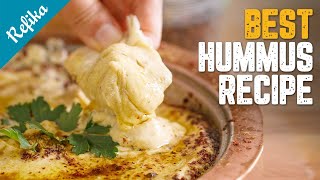 THE BEST HUMMUS Recipe You Will Ever Try 💯 Perfect Consistency amp Silky Smooth  SO EASY TO MAKE [upl. by Arrik]