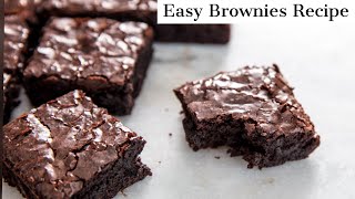 Easy Brownies Recipe [upl. by Rae]