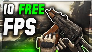 TOP 10 Free PC FPS GAMES [upl. by Yennek]