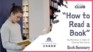 How to read a book  By Mortimer Adler  Book Summary [upl. by Ariaic204]