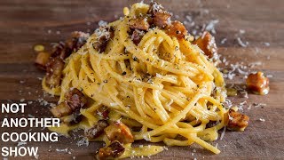 PERFECT SPAGHETTI CARBONARAthe easy way [upl. by Witha595]