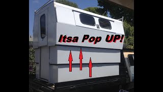 How to Build a Camper a Pop Up on the Back of a Truck Living in a Camper and DIY Camper Ideas [upl. by Nisen603]