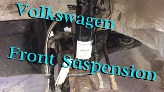 VW Golf MK4 Front Strut Replacement [upl. by Khichabia]