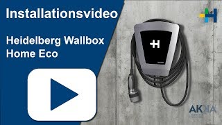 Heidelberg Wallbox Home Eco Installationsvideo [upl. by Haraf313]