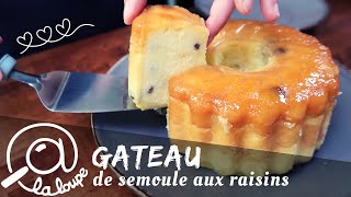 GATEAU DE SEMOULE AUX RAISINS SECS 139 [upl. by Husha]