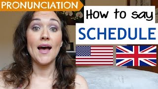 How to Pronounce SCHEDULE US UK amp Australian pronunciation [upl. by Noleta]