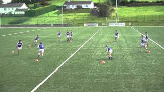 Gaelic Football handpass drill 10 [upl. by Ellerret]