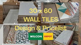 WILCON DEPOT 30X60 WALL TILES [upl. by Keily]