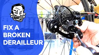 Derailleur repair for beginners [upl. by Yacov]