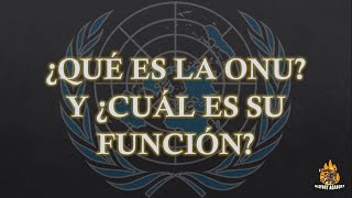 ¿Qué es la ONU y ¿Cuál es su función [upl. by Arrahs248]